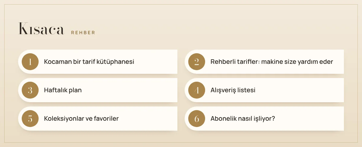 Kısaca : Cookidoo'yu basitçe anlatıyorum